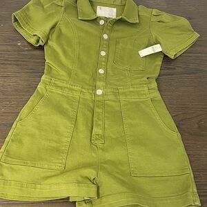 Pilcro jumper size 8 moss green